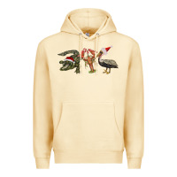 Pina Colada Christmas alligator pelican crawfish Premium Hoodie - BarkalooDesign