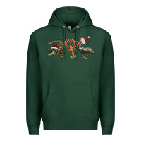 Sports Green Christmas alligator pelican crawfish Premium Hoodie - BarkalooDesign