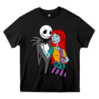 Black jack  and sally Heavy Core Tee - linhVisuals