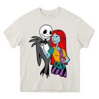 Jack  And Sally Heavy Core Tee | Teevron