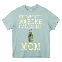 Arona my favorite marine calls me mom Heavy Core Tee - linhVisuals