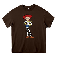 Chocolate Brown jessie toy Heavy Core Tee - linhVisuals