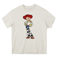 Cream jessie toy Heavy Core Tee - linhVisuals