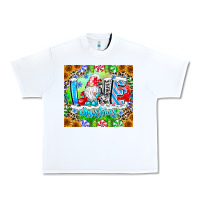 White Love Christmas gnome Urban Heavy Tee - CowhideDigitalArt