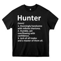 Black hunter definition personalized name funny birthday gift idea t shirt Heavy Core Tee - linhVisuals