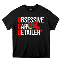 Black funny obessive car detailer for car detailing t shirt Heavy Core Tee - linhVisuals