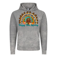 Cloud Rock Happy thanksgiving rainbow Vintage Hoodie - Artiststas