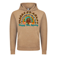 Vintage Coffee Happy thanksgiving rainbow Vintage Hoodie - Artiststas