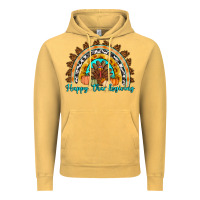 Happy Thanksgiving Rainbow Vintage Hoodie | Teevron