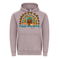 Vintage Zinc Happy thanksgiving rainbow Vintage Hoodie - Artiststas