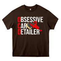Chocolate Brown funny obessive car detailer for car detailing t shirt Heavy Core Tee - linhVisuals
