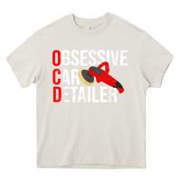 Cream funny obessive car detailer for car detailing t shirt Heavy Core Tee - linhVisuals