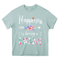 Arona happiness is being a noni ever women floral decor Heavy Core Tee - linhVisuals