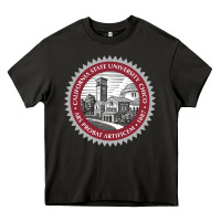 Asphalt csu chico seal Heavy Core Tee - linhVisuals