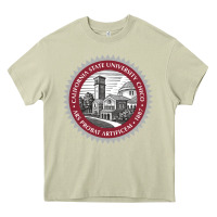 Mossy csu chico seal Heavy Core Tee - linhVisuals