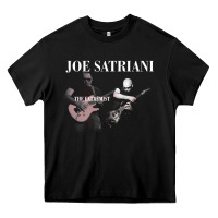 Black joe satriani guitar Heavy Core Tee - linhVisuals