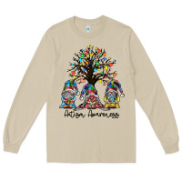Mushroom autism awarenes Long Sleeve Tee - SublimationCraftShop