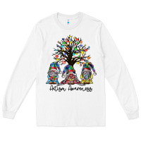 White autism awarenes Long Sleeve Tee - SublimationCraftShop