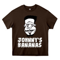 Chocolate Brown johnny's bananas Heavy Core Tee - linhVisuals