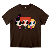 Chocolate Brown power puff girls Heavy Core Tee - linhVisuals