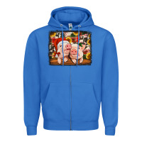 True Royal christmas pigs Zipper Hoodie - Jasminsmagicworld