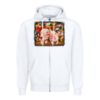 White christmas pigs Zipper Hoodie - Jasminsmagicworld