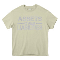 Mossy assets over liabilities mens t shirt Heavy Core Tee - linhVisuals
