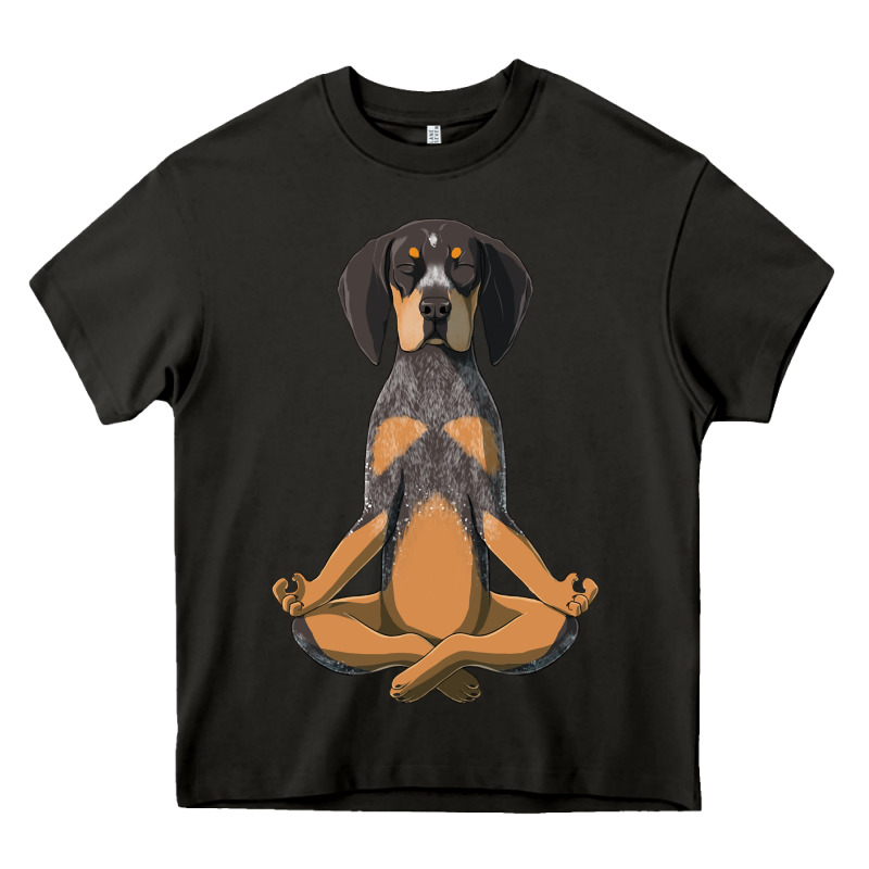 Yoga Fitness Bluetick Coonhound Dog 363 Bodybuilding Heavy Core Tee by linhVisuals | Teevron