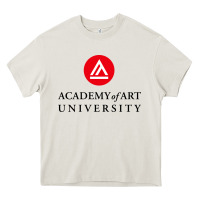 Cream academy of art, college design Heavy Core Tee - linhVisuals