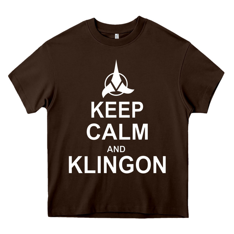 Keep Calm And Klingon Heavy Core Tee by linhVisuals | Teevron