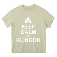 Mossy keep calm and klingon Heavy Core Tee - linhVisuals