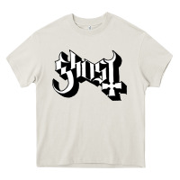 Cream ghost Heavy Core Tee - linhVisuals