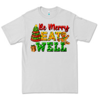 Dove Grey be merry eat well Premium Tee - FaDigitalArtStudio