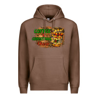 Chestnut coffee and christmas cheer Premium Hoodie - RanaPortraitStore