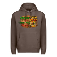 Coffee coffee and christmas cheer Premium Hoodie - RanaPortraitStore