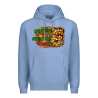 Colony Blue coffee and christmas cheer Premium Hoodie - RanaPortraitStore