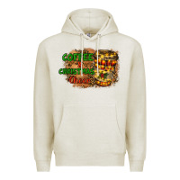 Oatmeal Heather coffee and christmas cheer Premium Hoodie - RanaPortraitStore