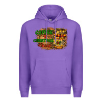 Purple coffee and christmas cheer Premium Hoodie - RanaPortraitStore