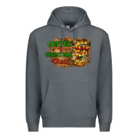 Rock coffee and christmas cheer Premium Hoodie - RanaPortraitStore