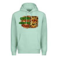 Seafoam coffee and christmas cheer Premium Hoodie - RanaPortraitStore