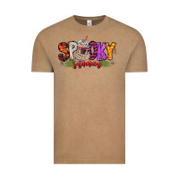 Vintage Coffee spooky summer vibes Vintage Tee - CowhideDigitalArt