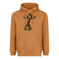 Meerkat Flower Cross Heavyweight Hoodie - Jasminsmagicworld
