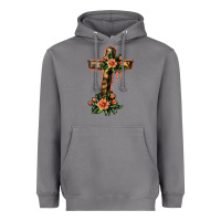 Storm Flower Cross Heavyweight Hoodie - Jasminsmagicworld