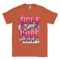 Copper fight believe hope survive cancer awareness Classic Tee - FaDigitalArtStudio