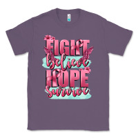 Lavender fight believe hope survive cancer awareness Classic Tee - FaDigitalArtStudio
