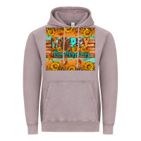 Vintage Zinc Happy Thanksgiving Vintage Hoodie - Artiststas