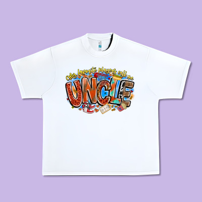My Favorite Players Call Me Uncle Basketball Urban Heavy Tee Designed By Cowhidedigitalart