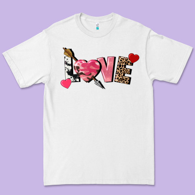 Love Valentine's Day Premium Tee Designed By Fadigitalartstudio