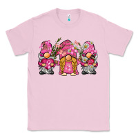 Bubblegum Pink breast cancer gnome Classic Tee - BarkalooDesign