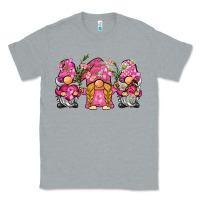 Heather Grey breast cancer gnome Classic Tee - BarkalooDesign